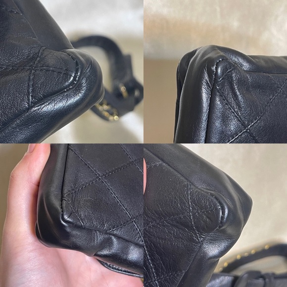 💕SOLD💕Chanel black quilted leather vintage belt bag bum bag - Picture 16 of 16